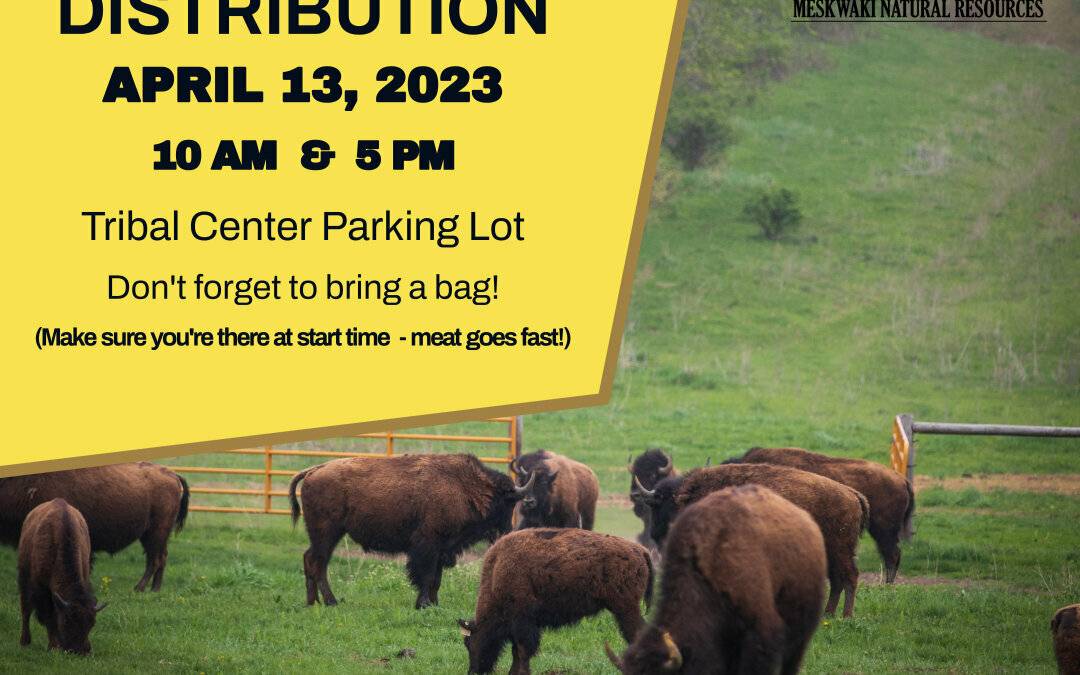 MNR Meat Distribution to be held April 13th
