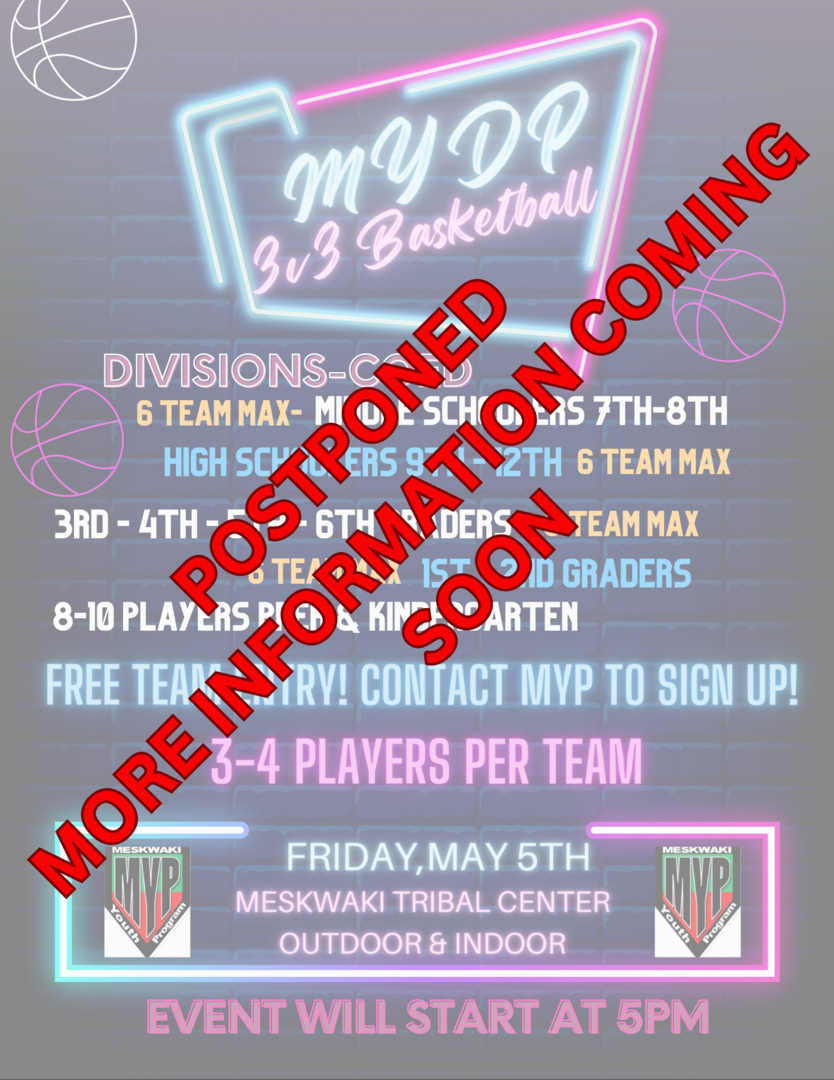 3v3 postponed