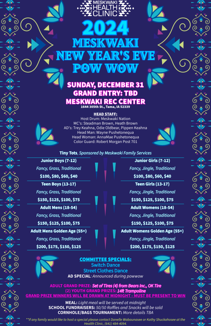2024 Meskwaki New Year's Eve Powwow Meskwaki Nation
