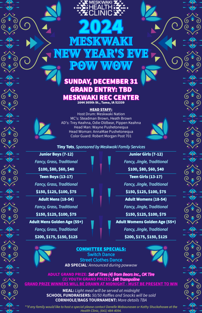 2024 Meskwaki New Year's Eve Powwow Meskwaki Nation