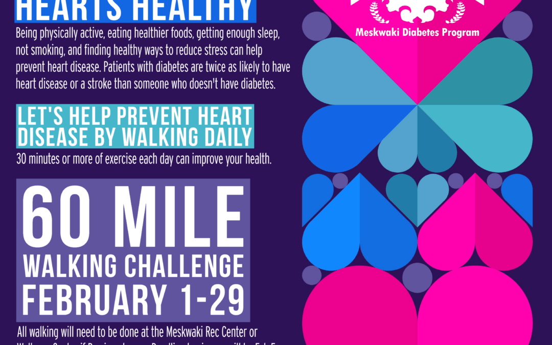 Diabetes Program to host 60 Mile Walking Challenge Feb. 1-29
