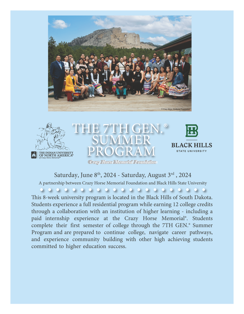 Higher Education: The 7th Gen. Summer Program