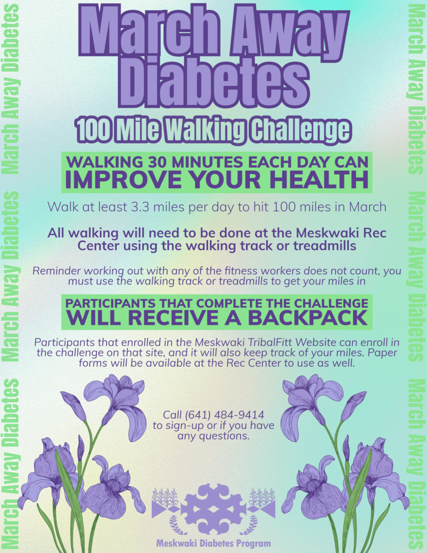 Diabetes Program to host 100 Mile Walking Challenge in March