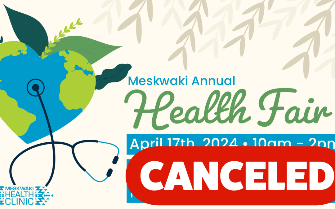 Meskwaki Health Fair Canceled