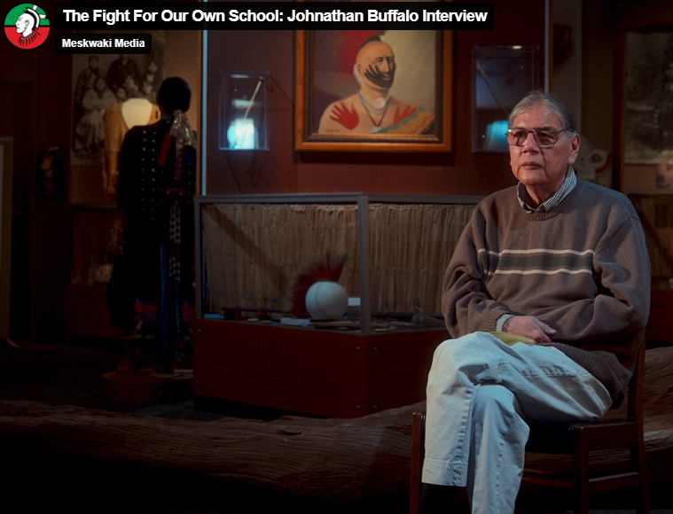 “The Fight For Our Own School” – Video interview with Historic Preservation Director Johnathan Buffalo