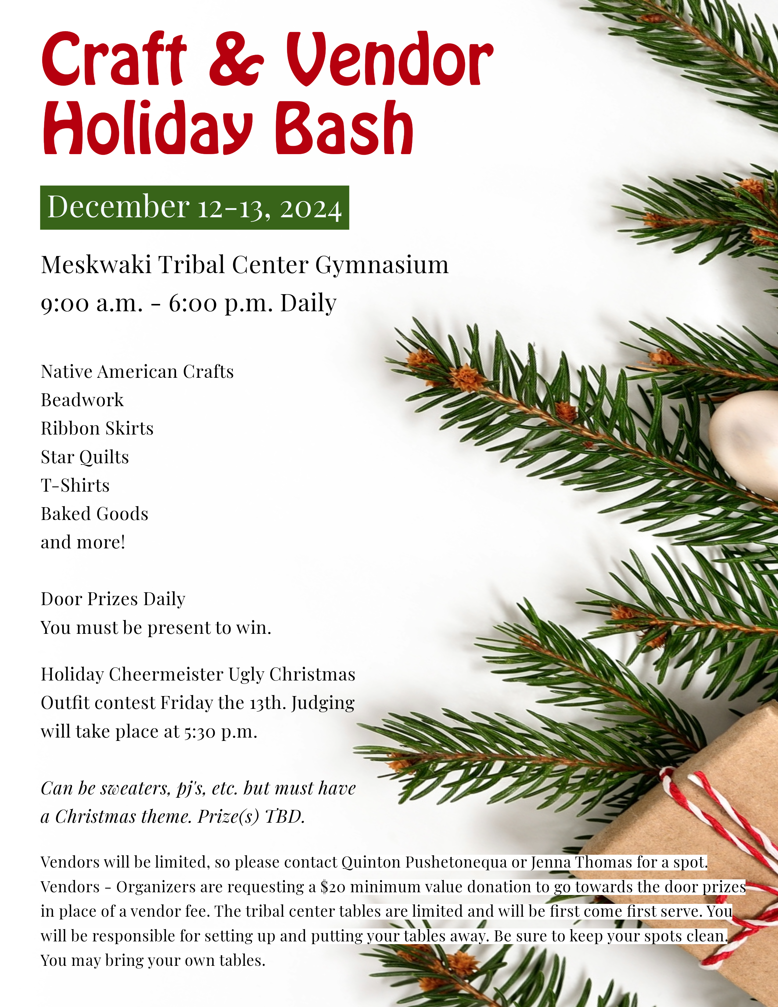 Craft & Vendor Holiday Bash