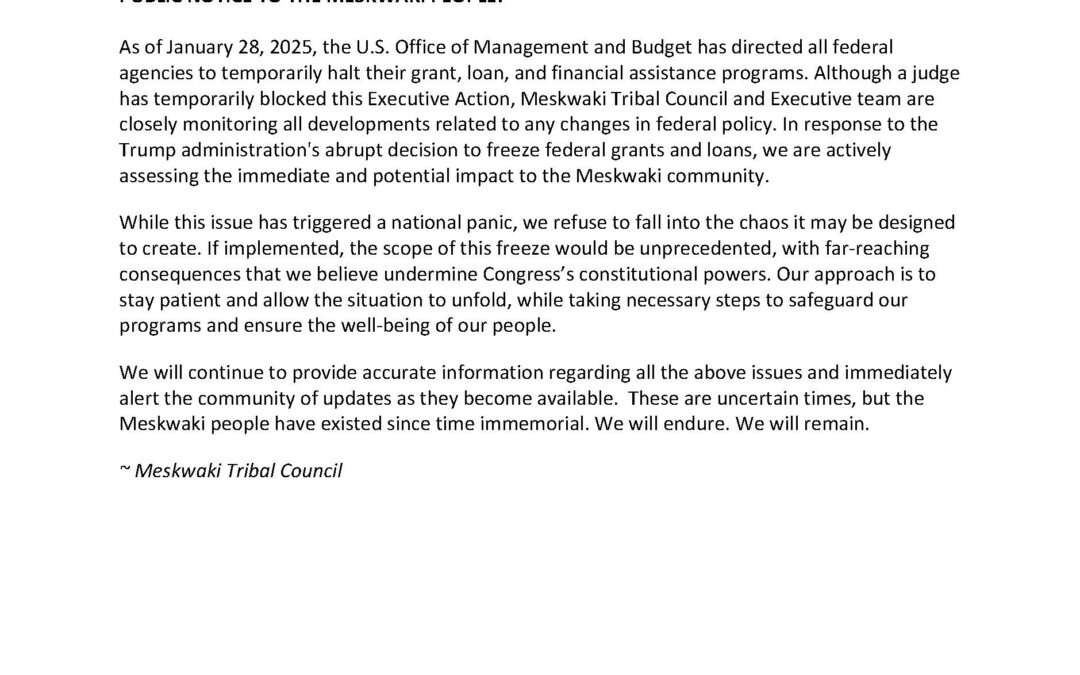 Federal Policy Statement