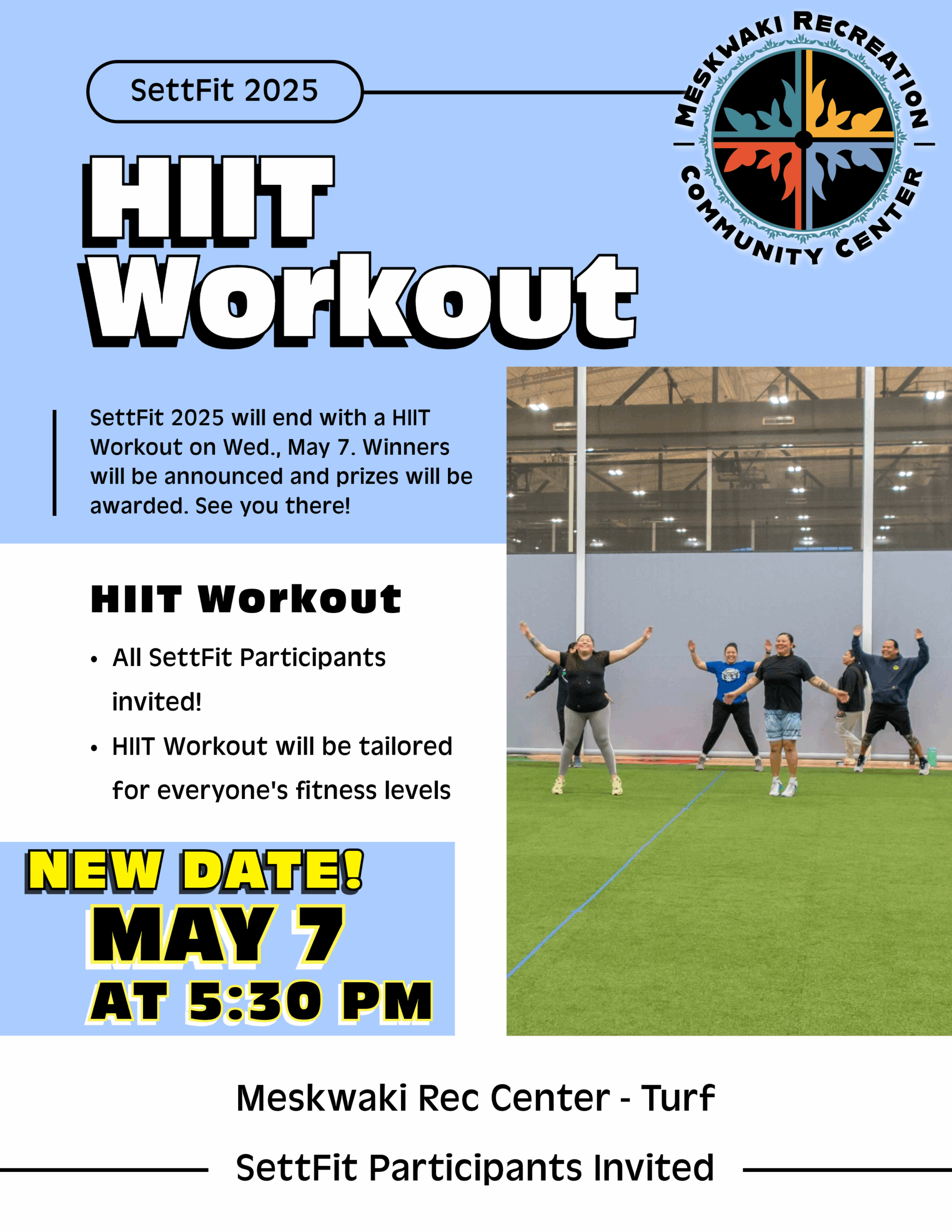 SettFit 2025 Winners Announcement/HIIT Workout Event to be held May 7