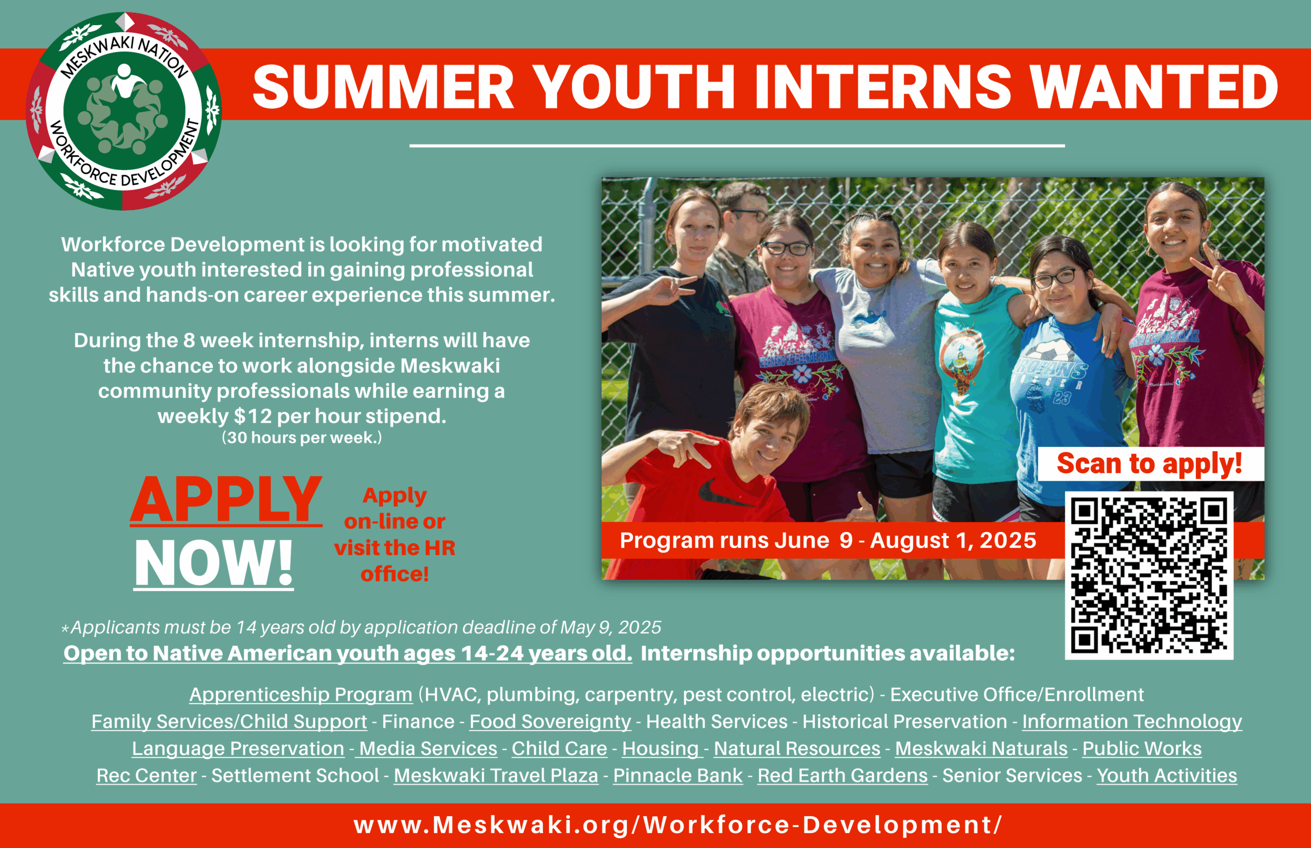 Meskwaki Youth Internship Program
