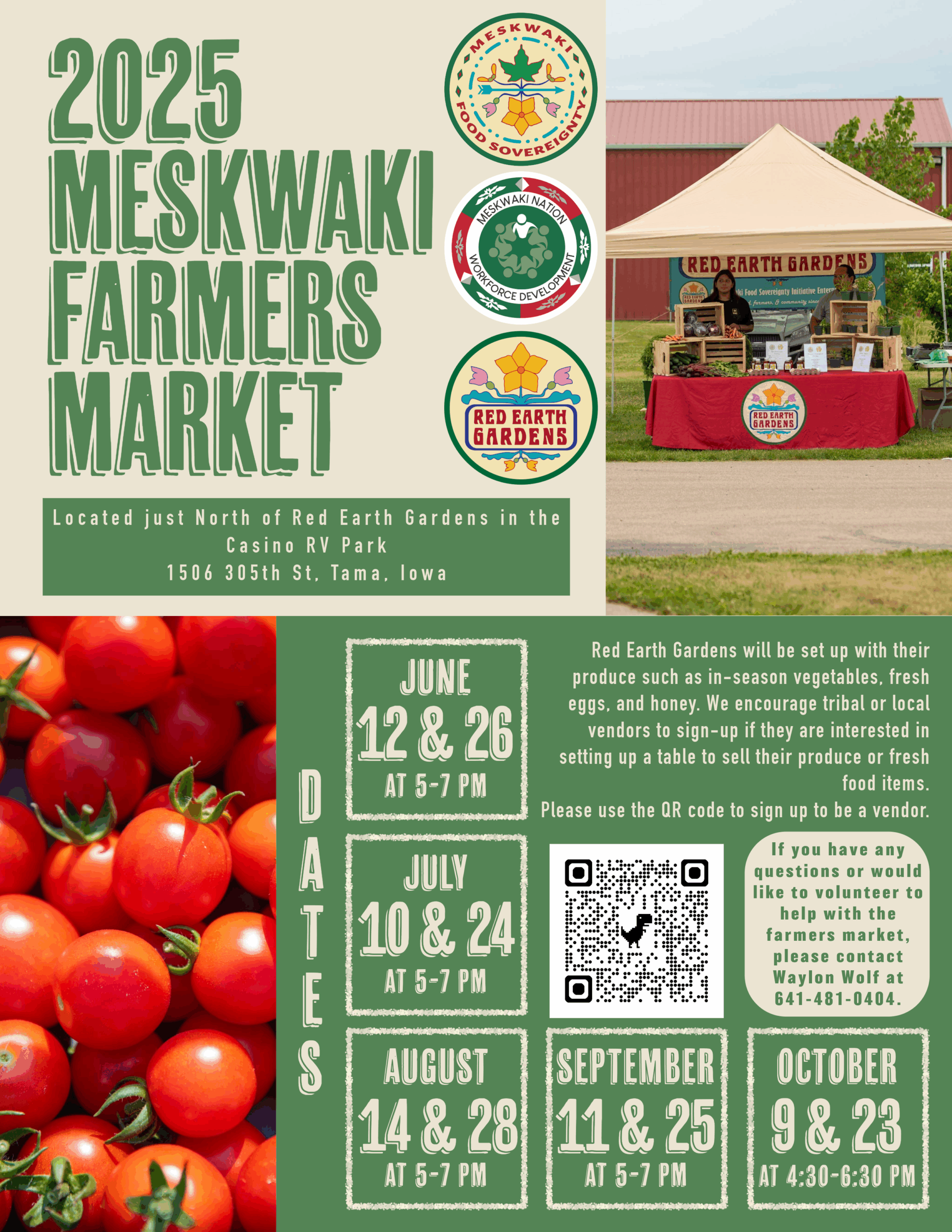 2025 Meskwaki Farmers Market is Here!