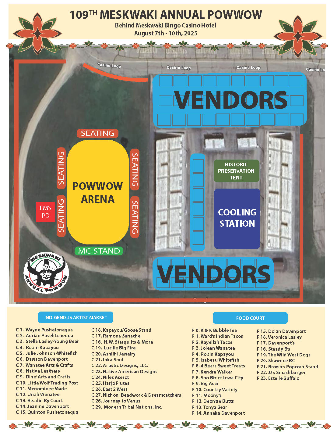 Powwow Souvenir Programs – Details of Event