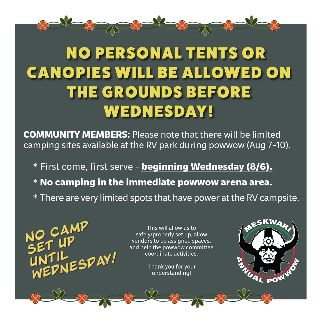 Camping at Powwow