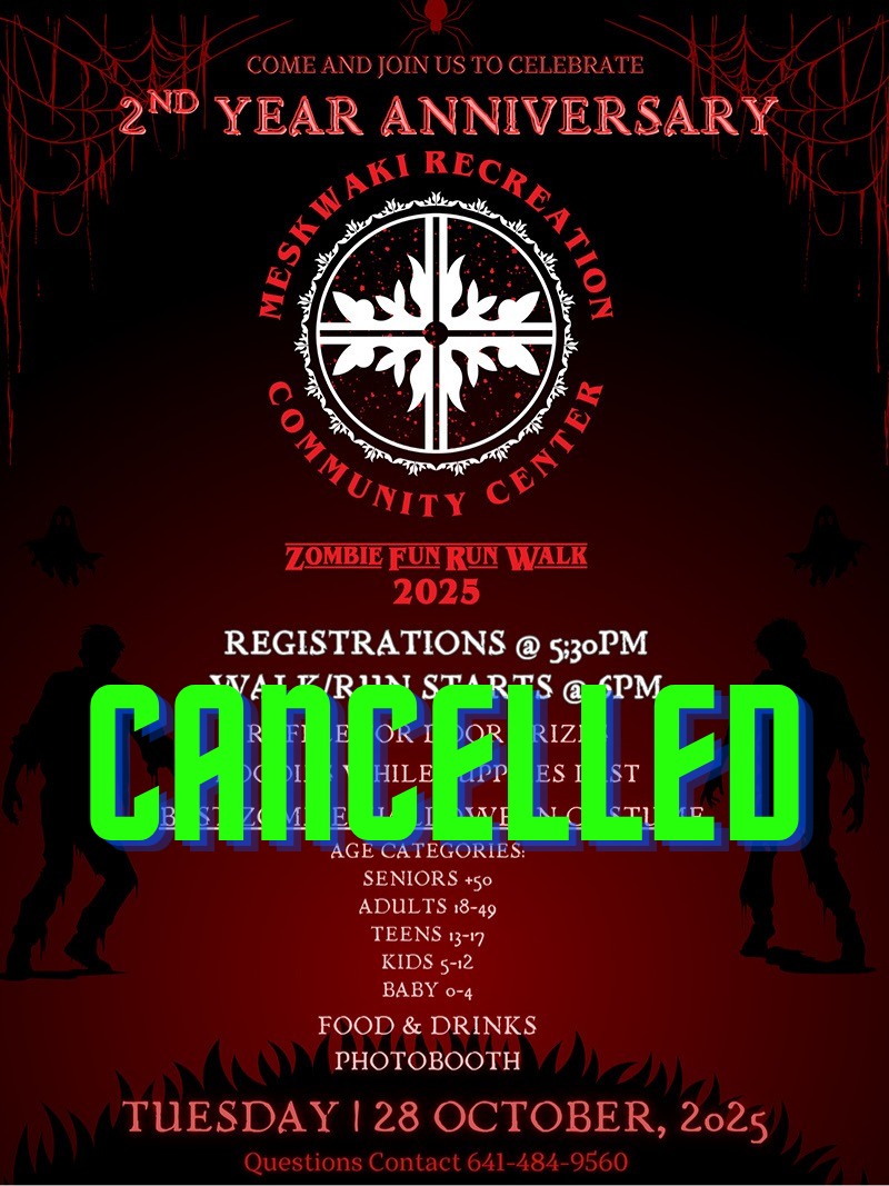 MRCC Zombie Fun Run Walk CANCELED
