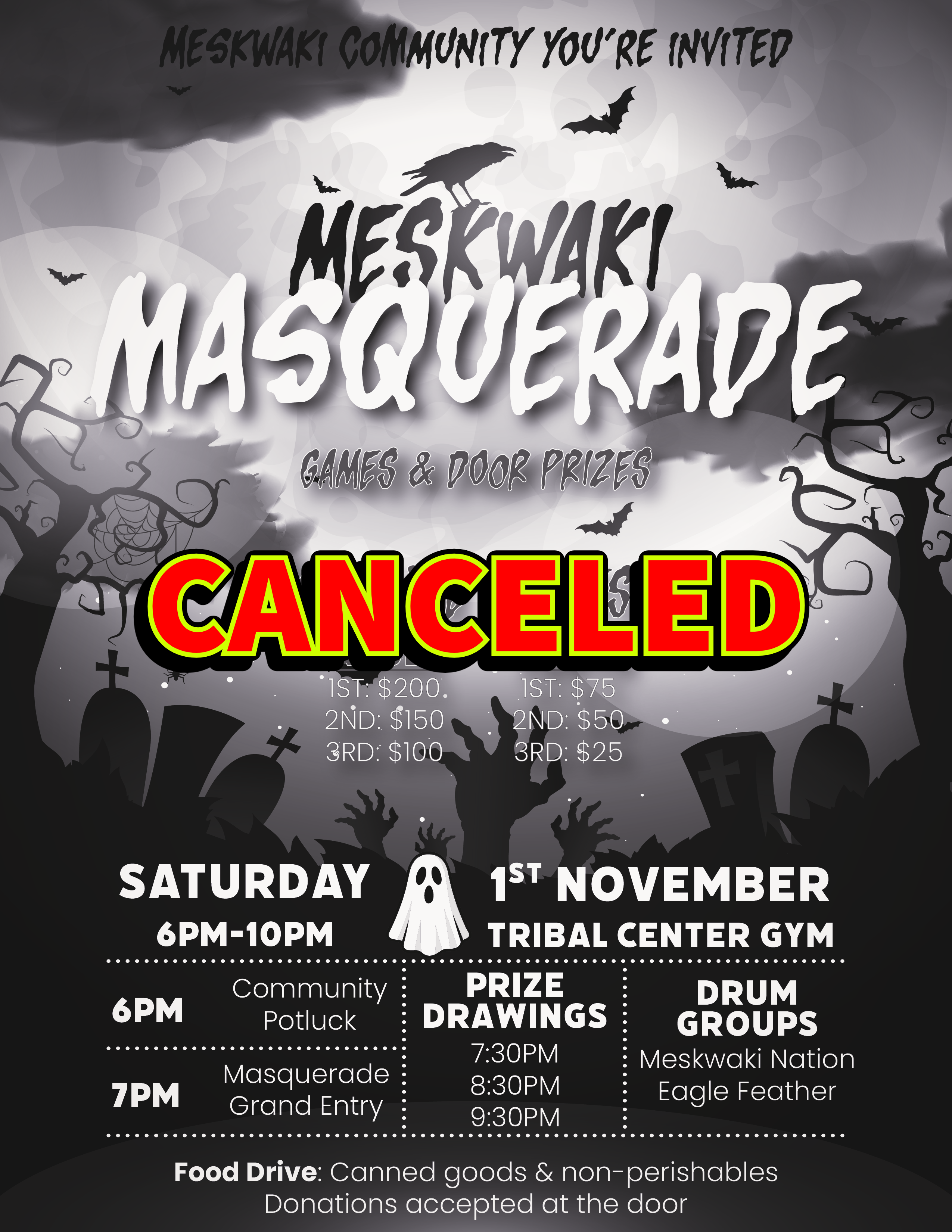 Meskwaki Masquerade CANCELED