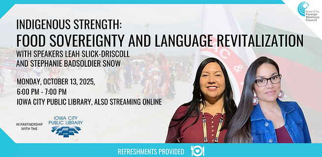 Indigenous Strength: Food Sovereignty and Language Preservation