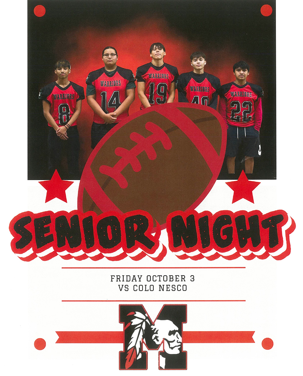 Senior Night Spotlight! ❤️🏈🖤