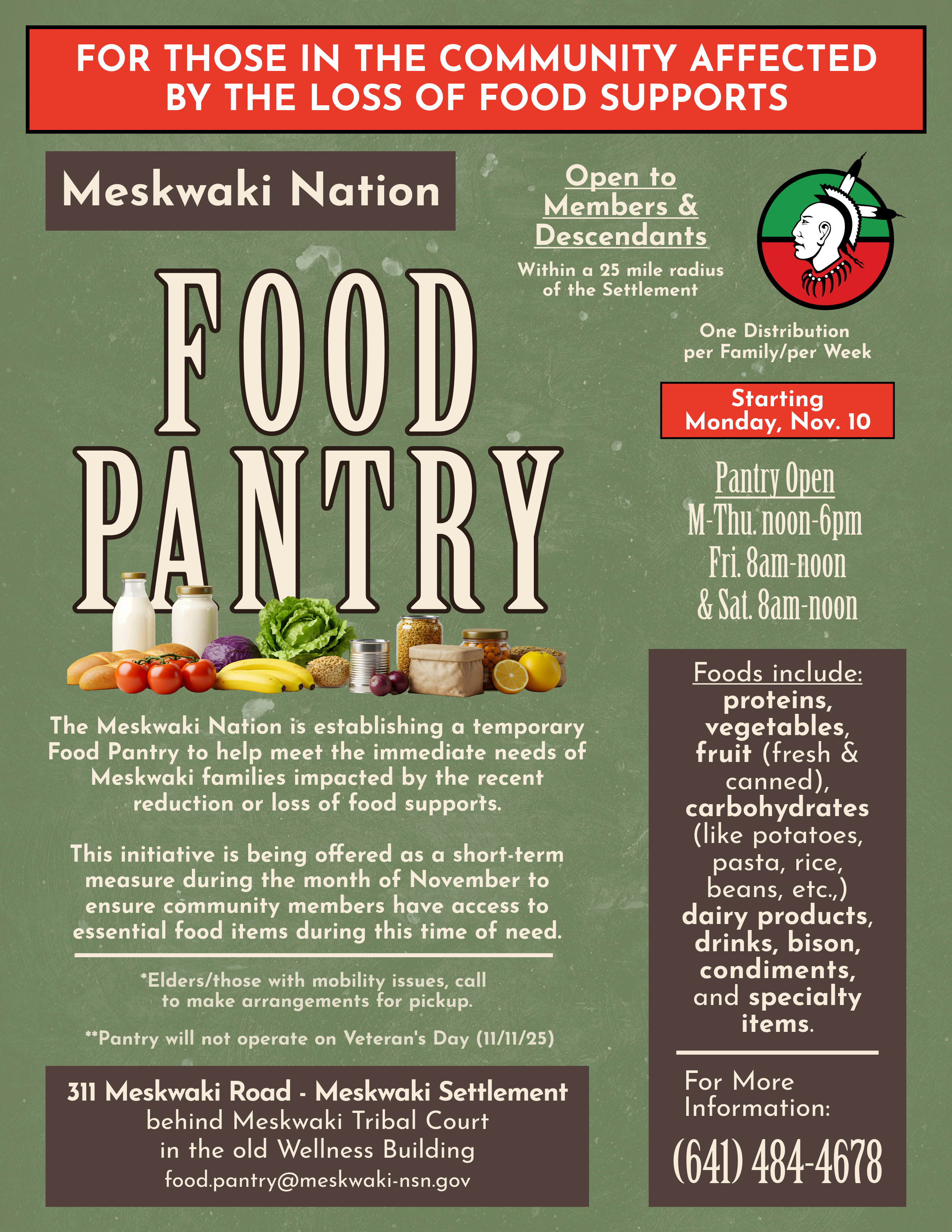 Updated Pantry Hours