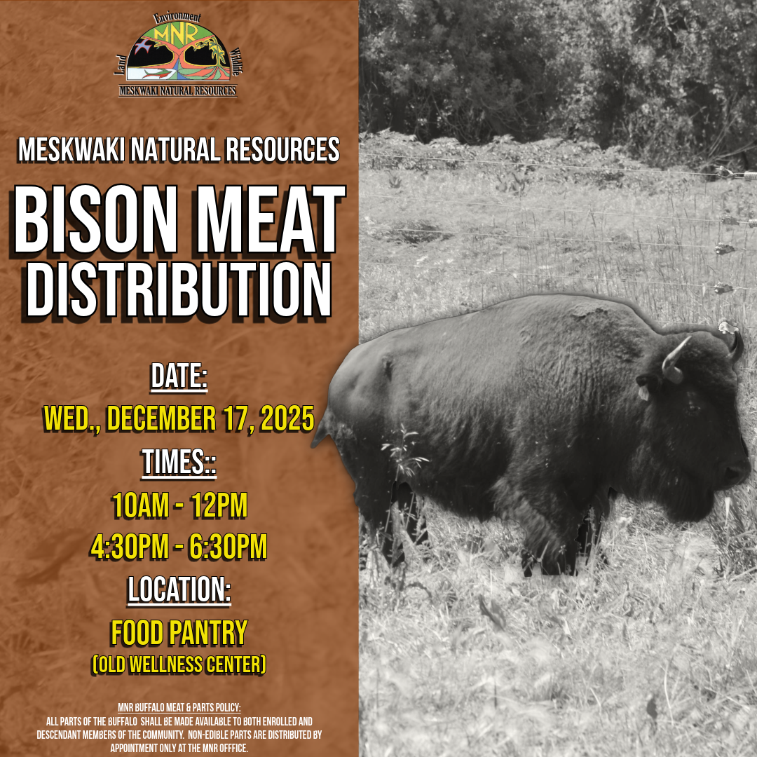 MNR Bison Meat Distribution on December 17