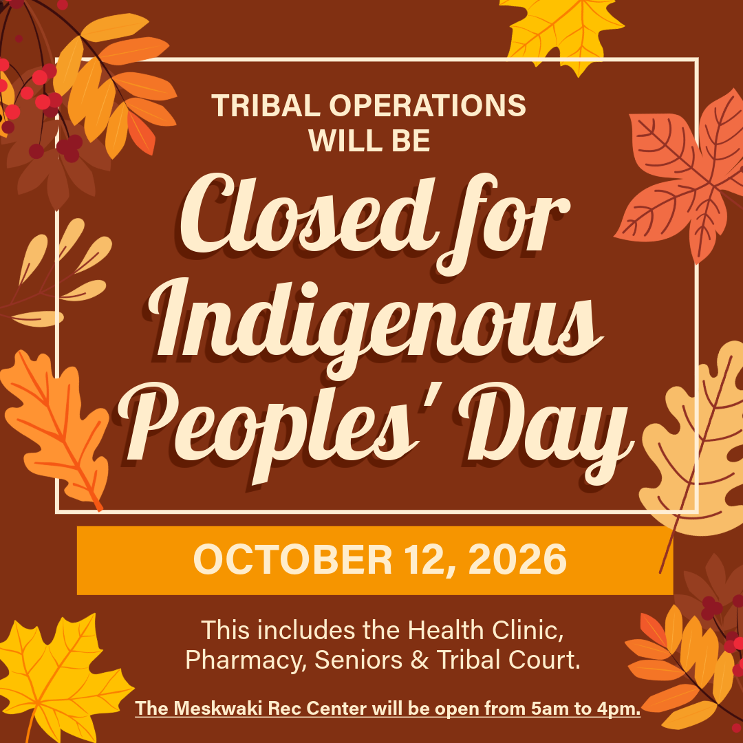 Closing for Indigenous Peoples Day