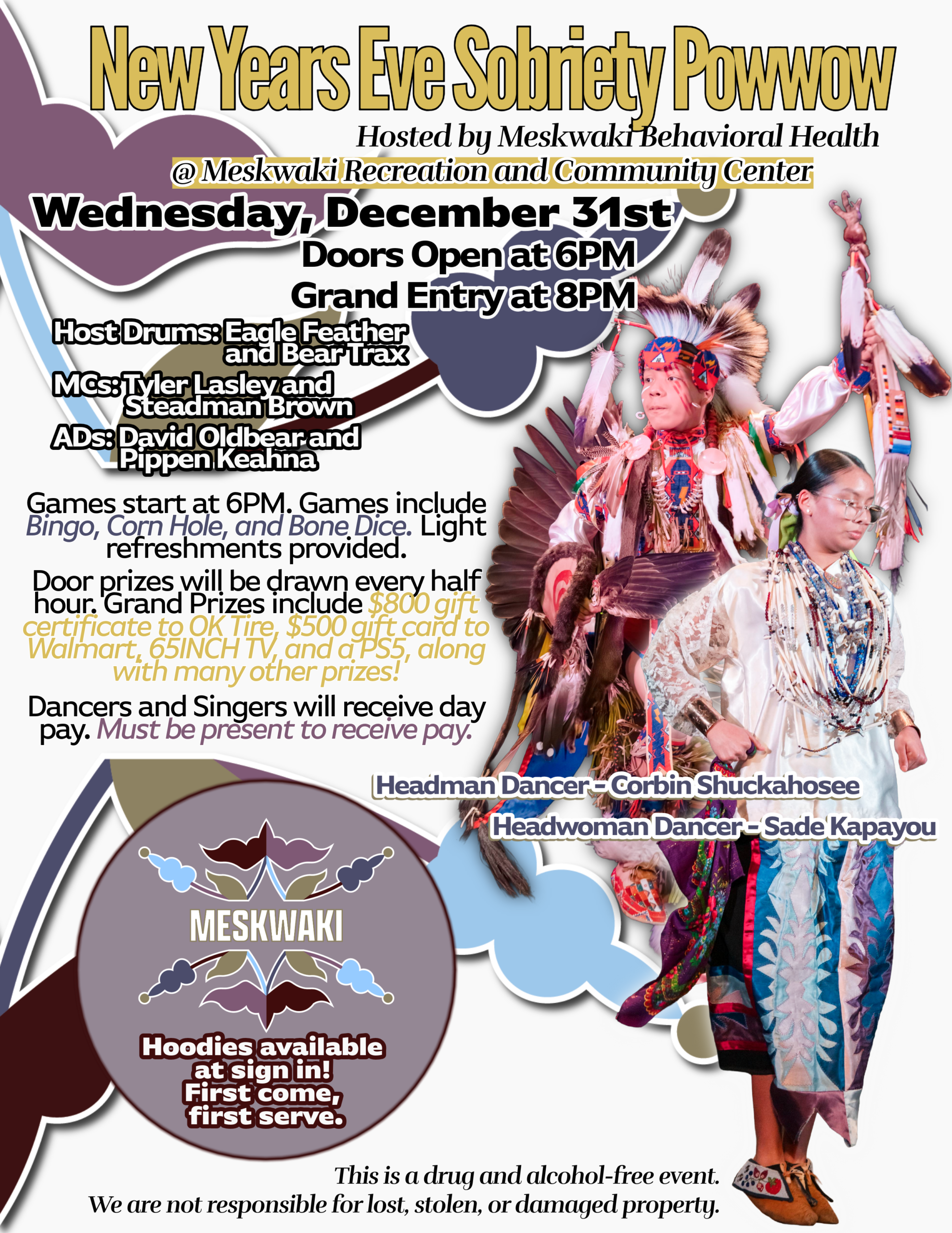 12.31 New Years Eve Sobriety Powwow