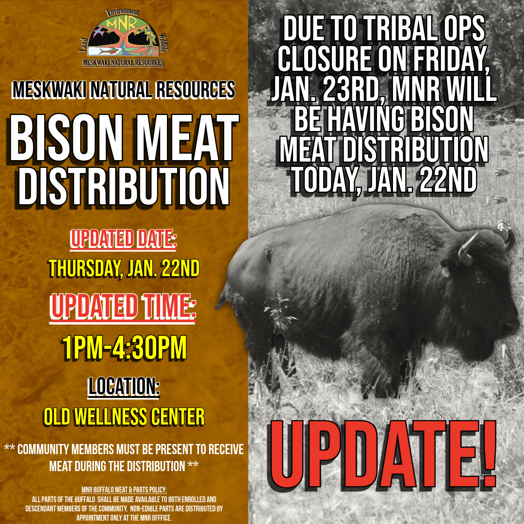 Bison Meat Distribution Update