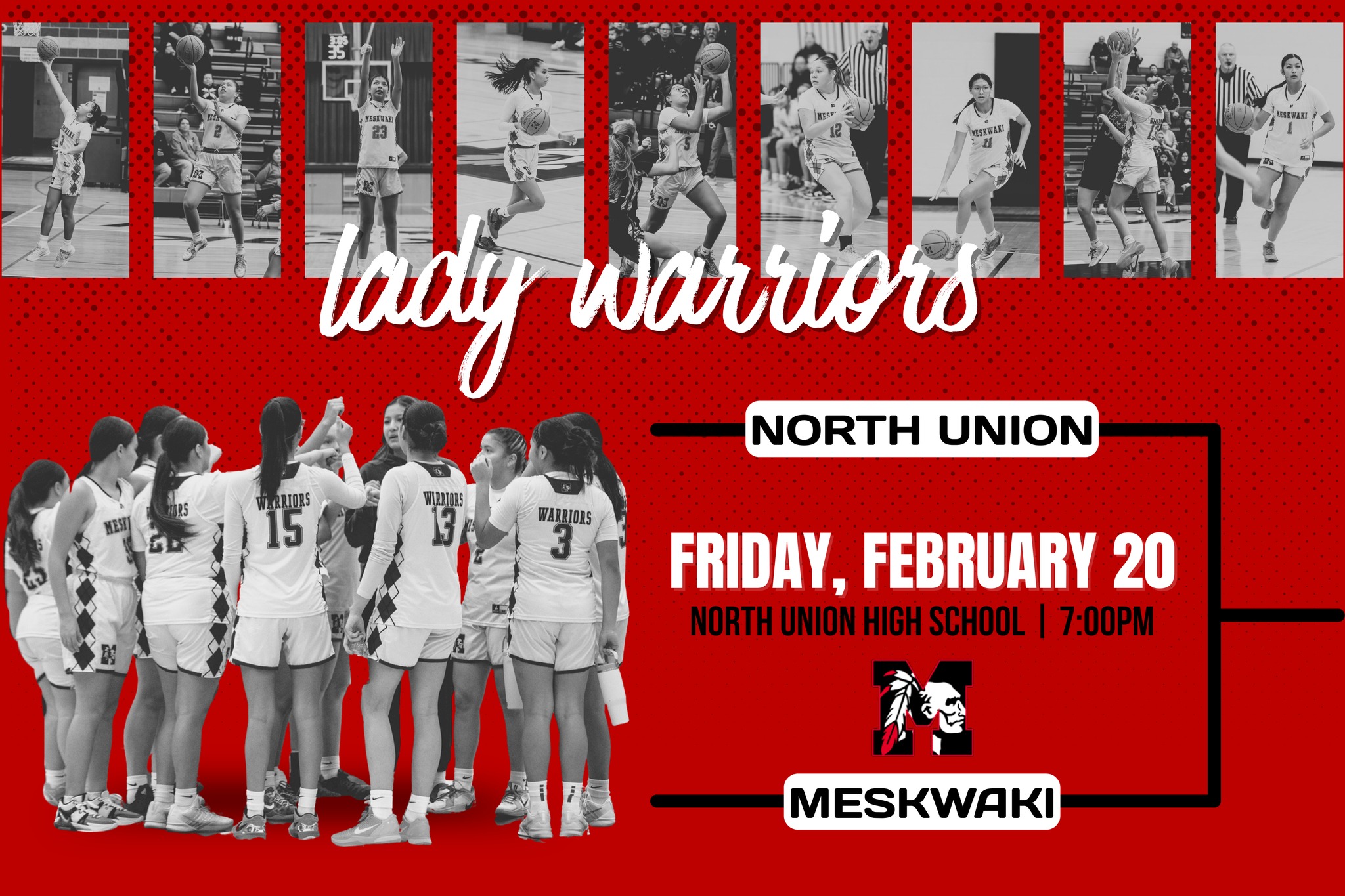 MSS Lady Warriors vs North Union LIVESTREAM (2/20)