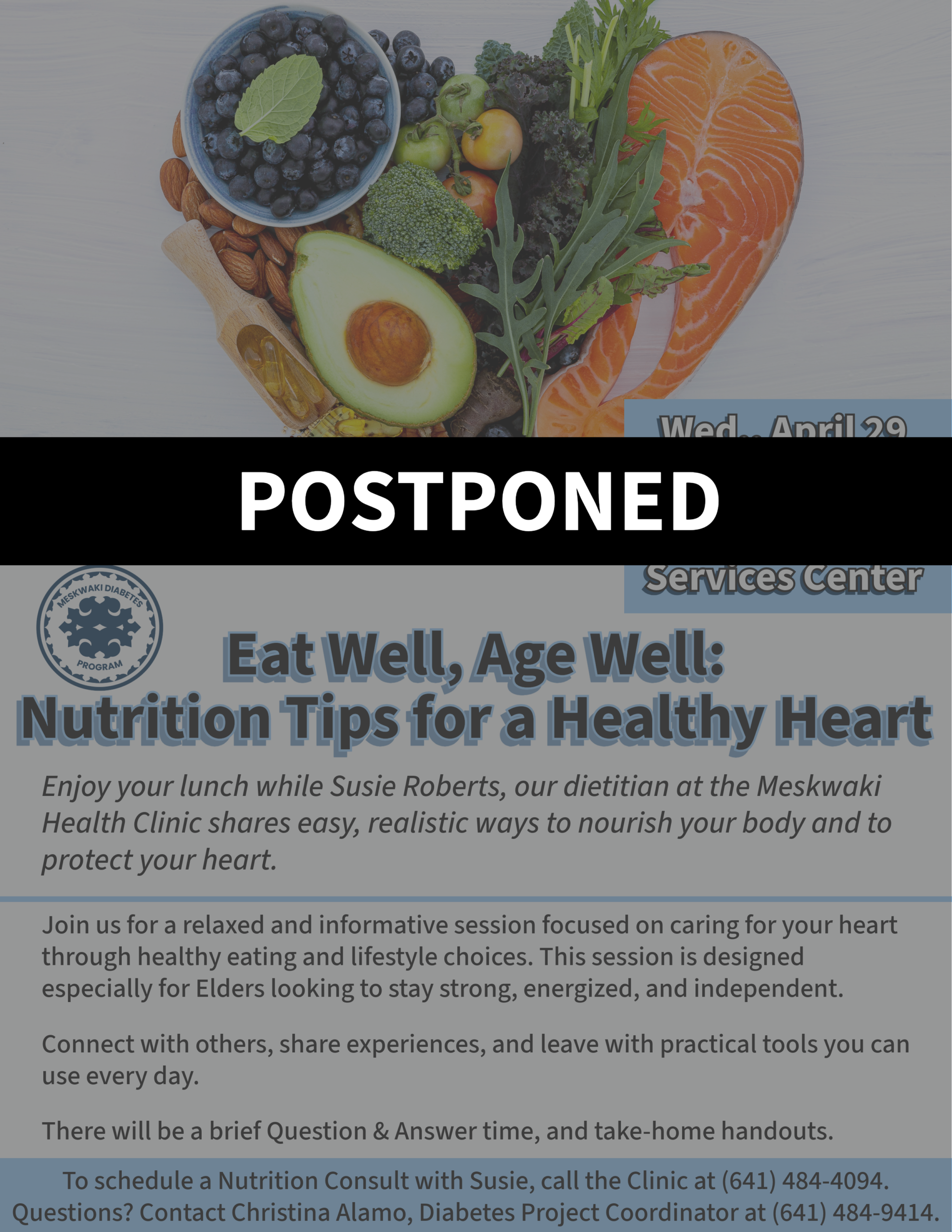 Eat Well, Age Well Lunch & Learn POSTPONED
