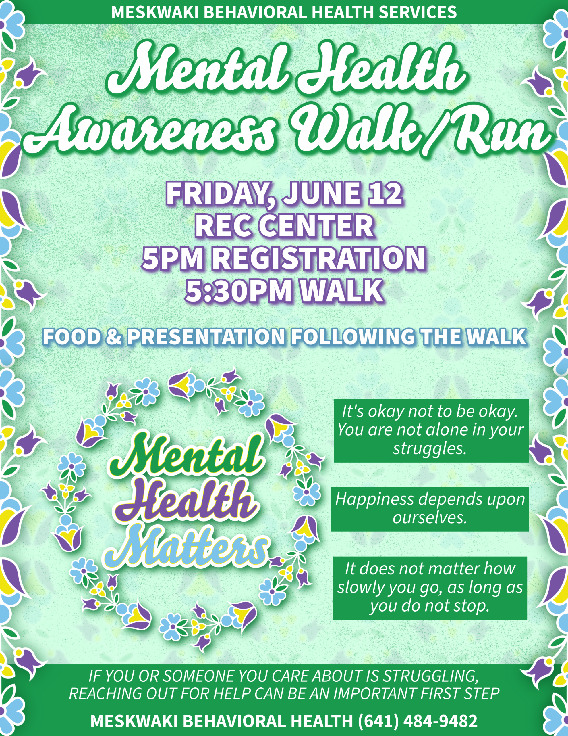 Behavioral Health to host Mental Health Awareness Walk/Run on June 12