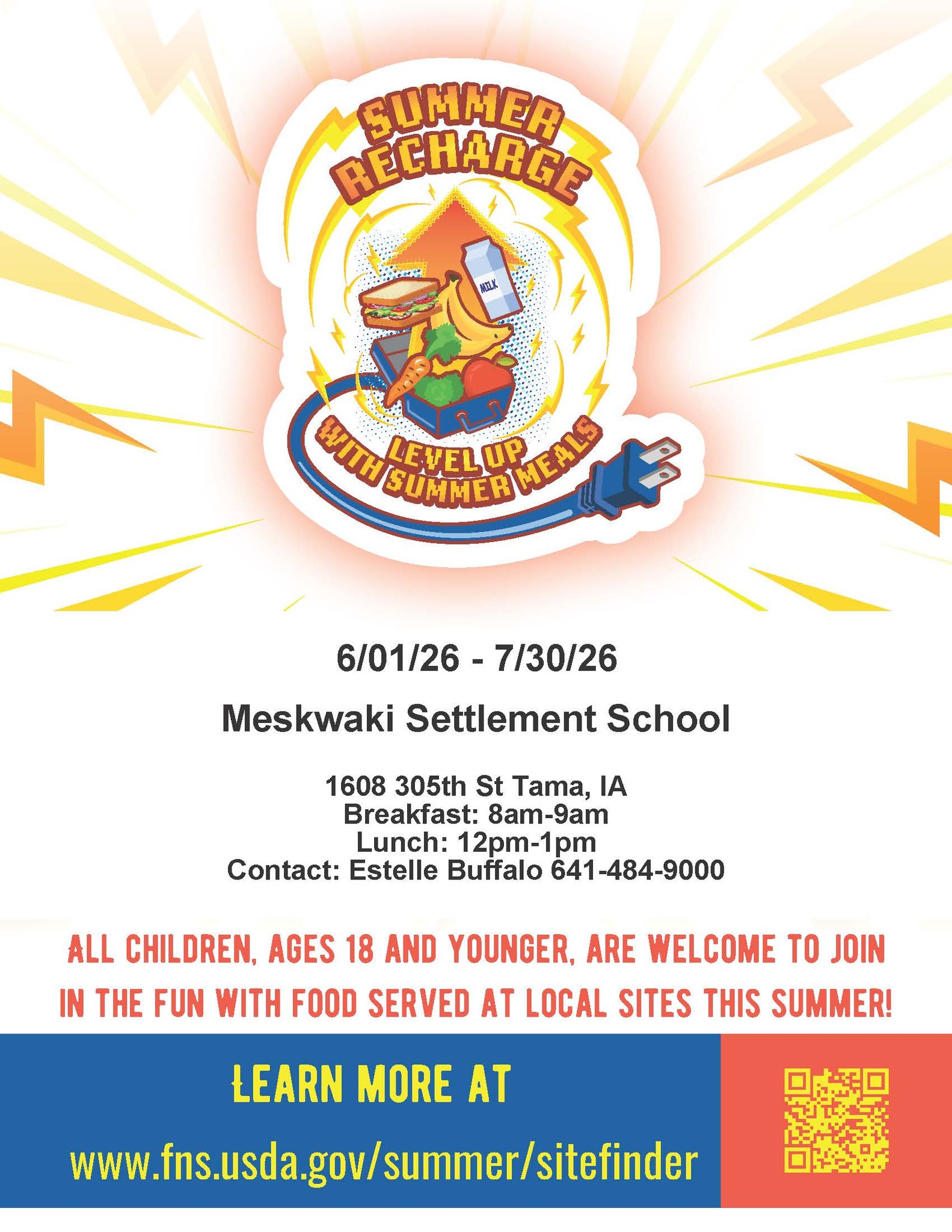 MSS Participates in USDA Summer Meal Program from June 1 – July 30