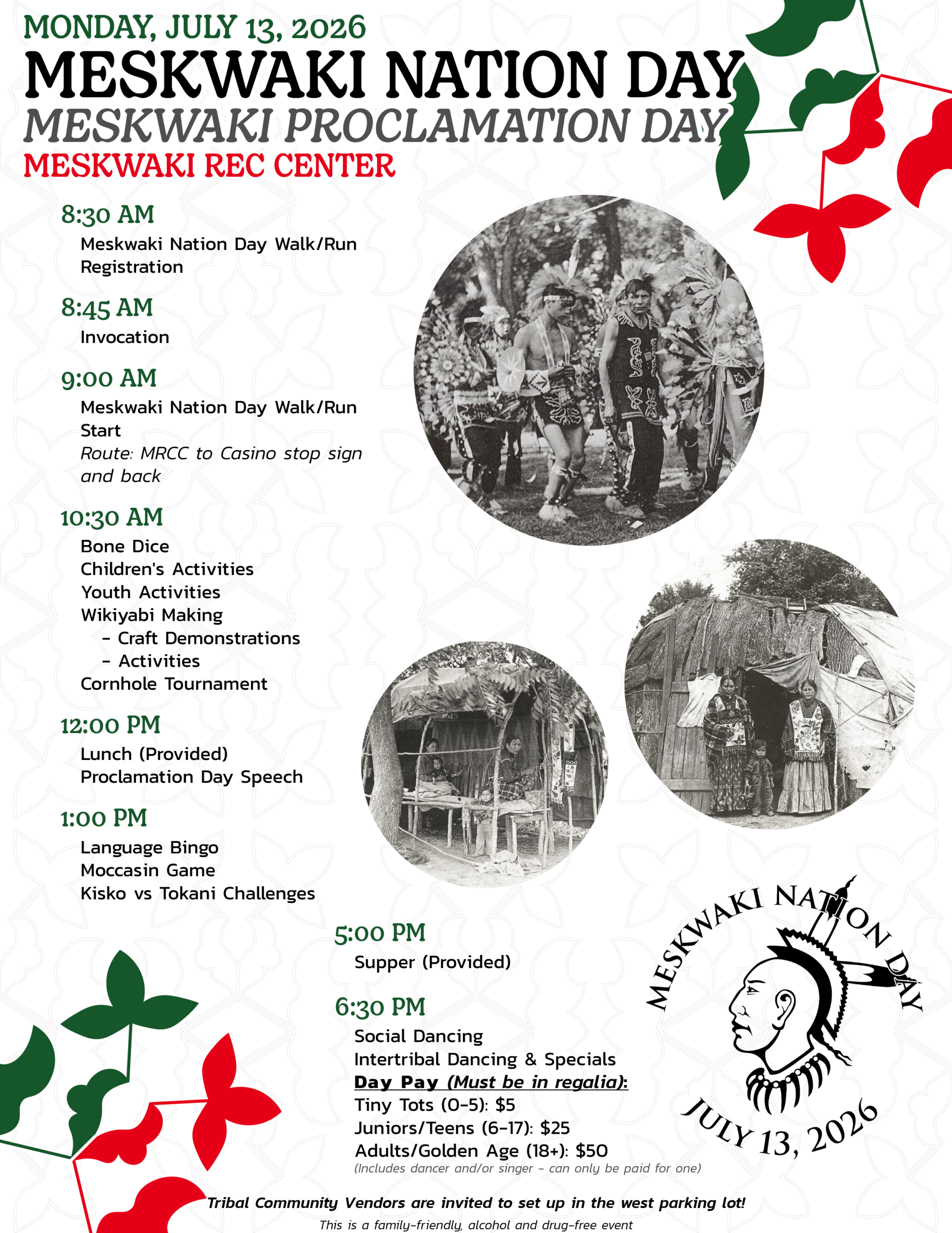 Meskwaki Nation Day Activities & Events to be held on July 13