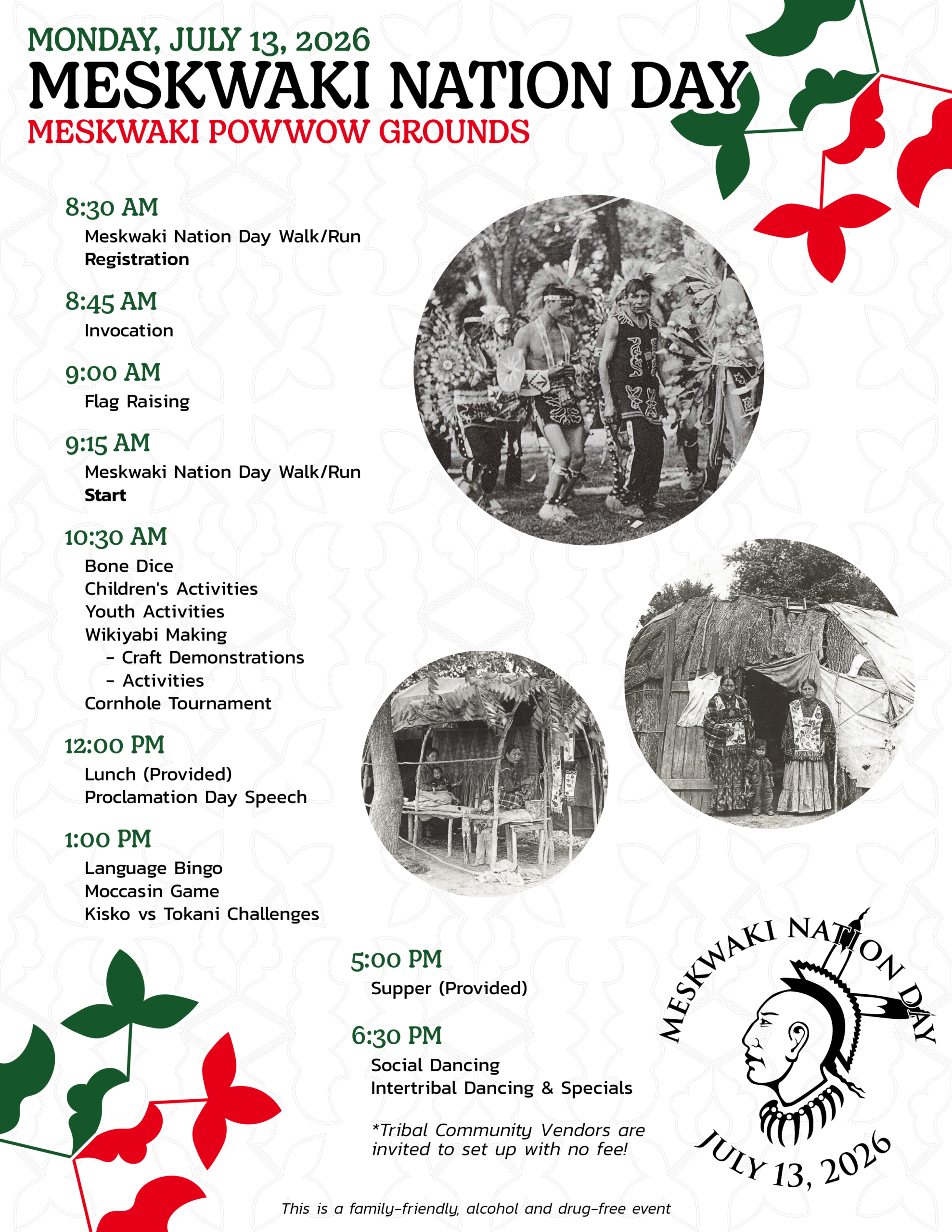 Meskwaki Nation Day Activities & Events to be held on July 13