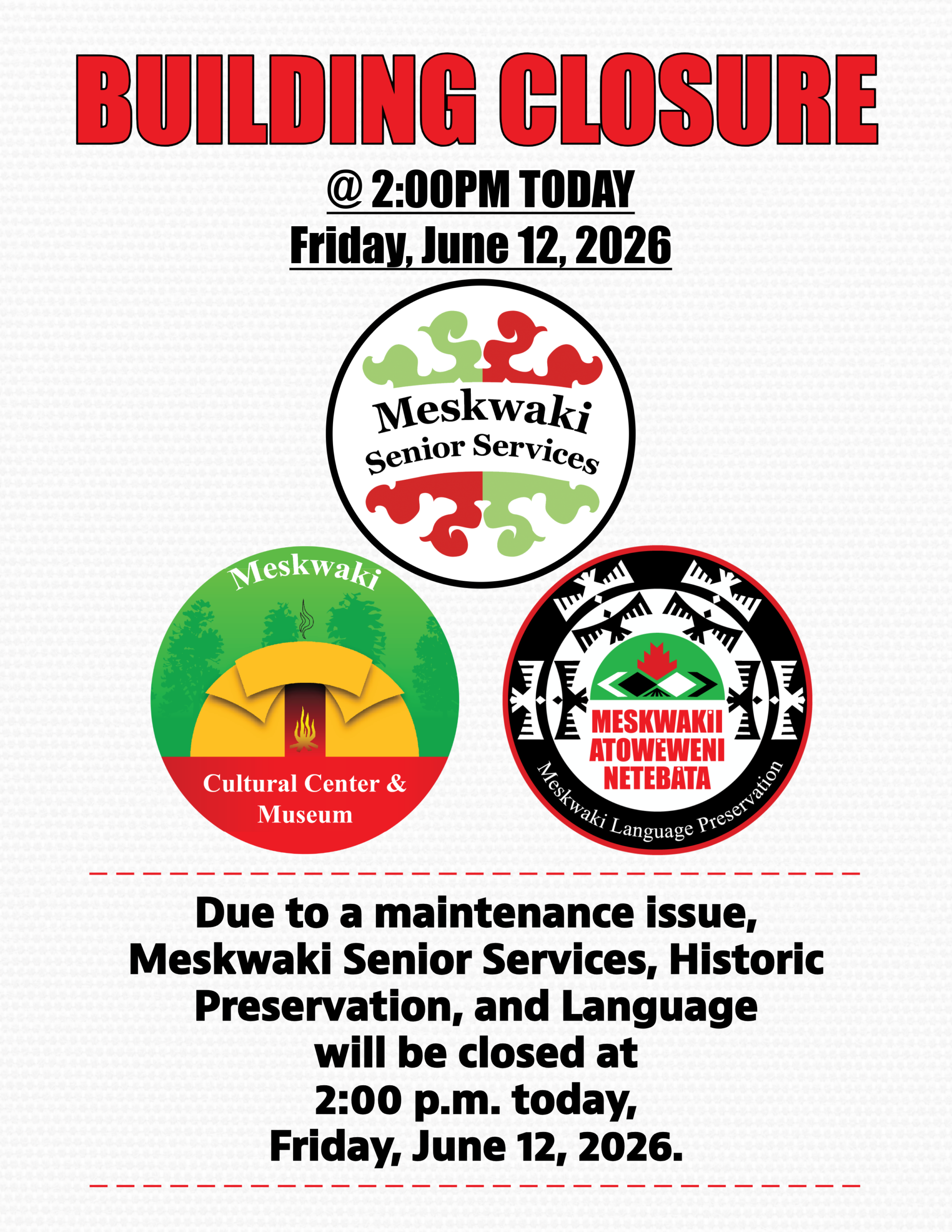 Building Closure 6/12