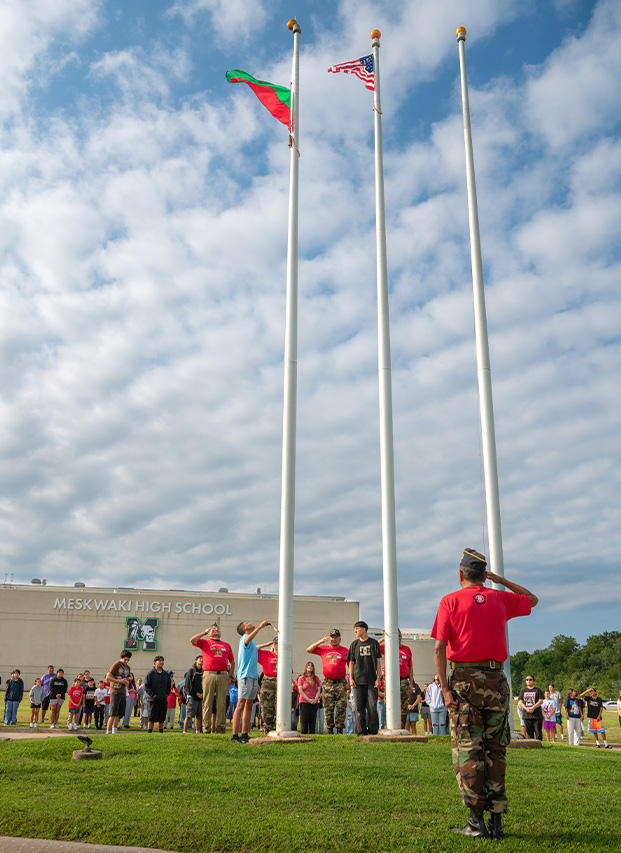 MSS Flag Raising