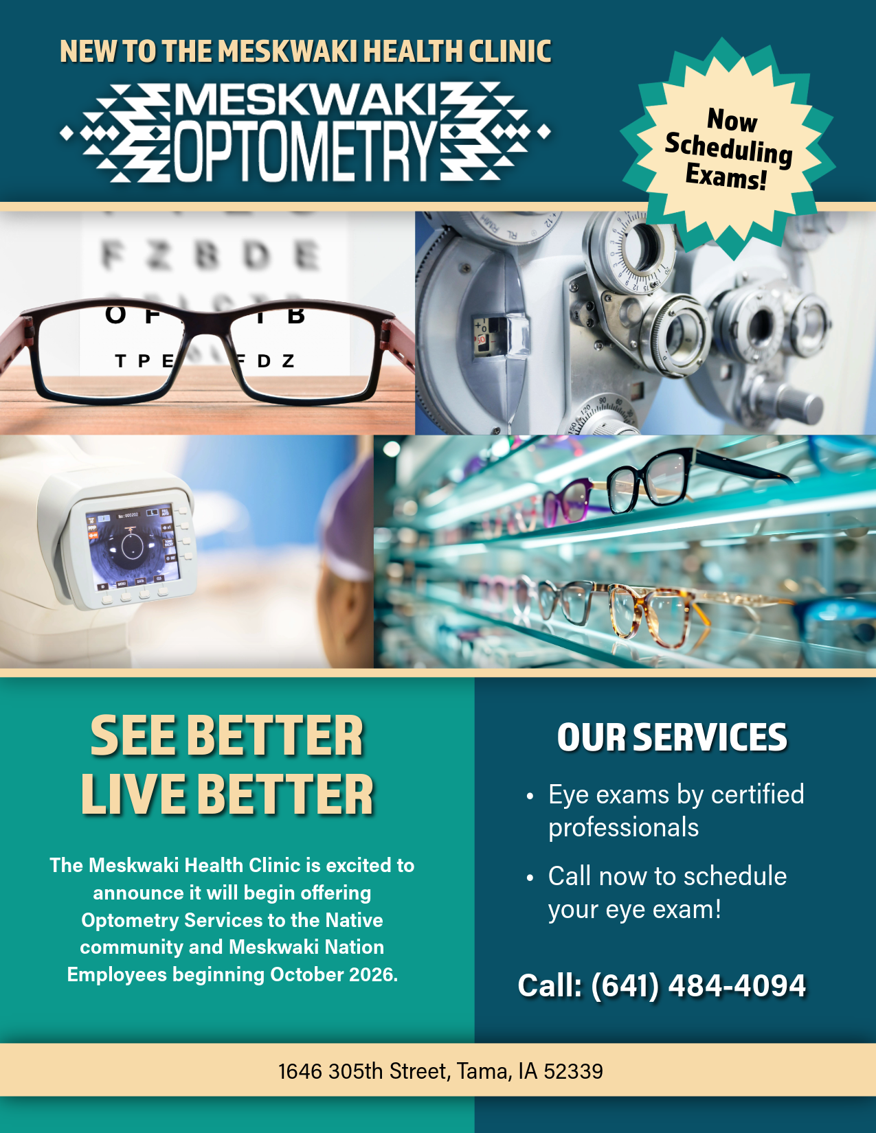 Optometry Services Now Accepting Appointments