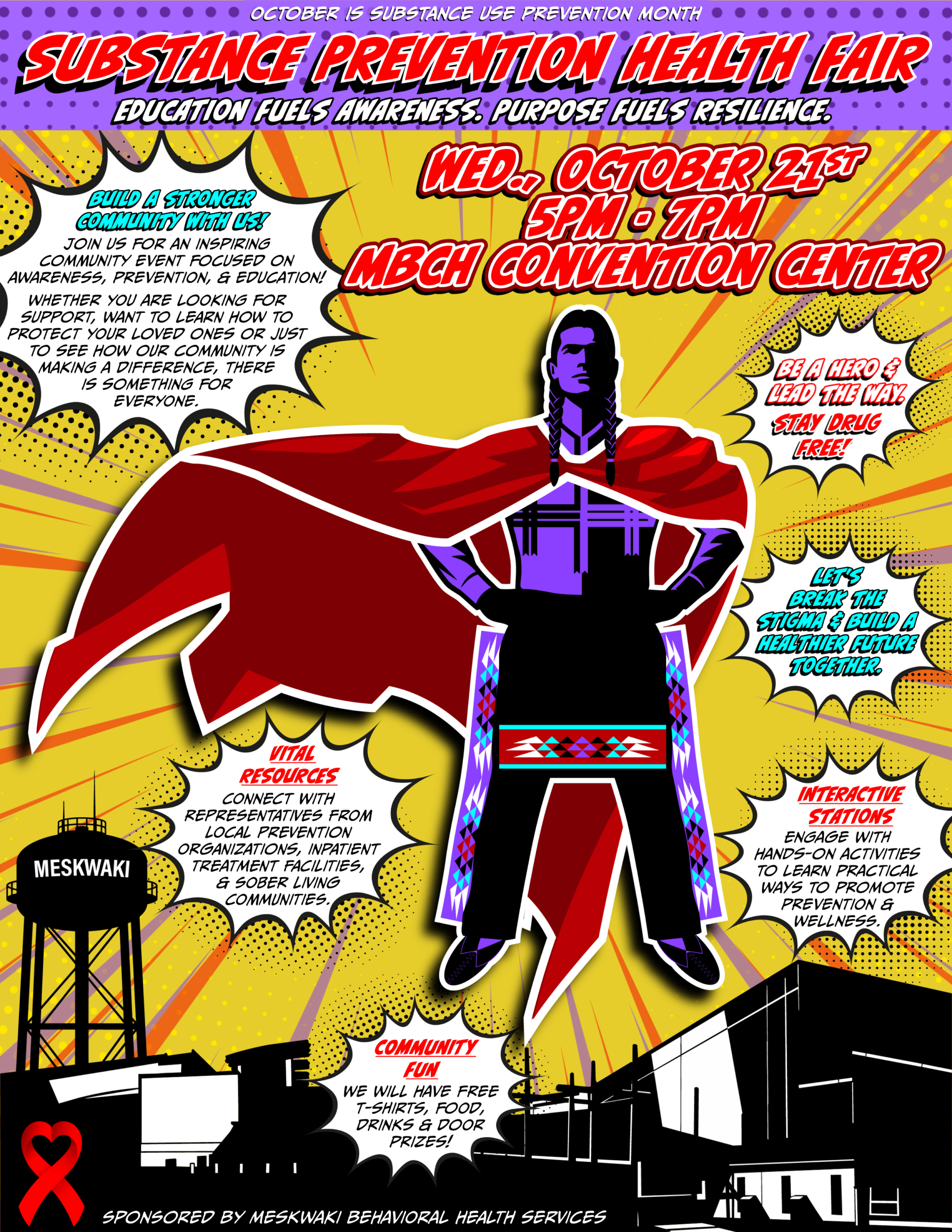 Meskwaki Behavioral Health Services to hold Substance Prevention Health Fair on October 21