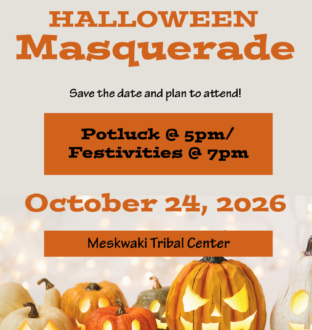 Meskwaki Halloween Masquerade to be held October 24