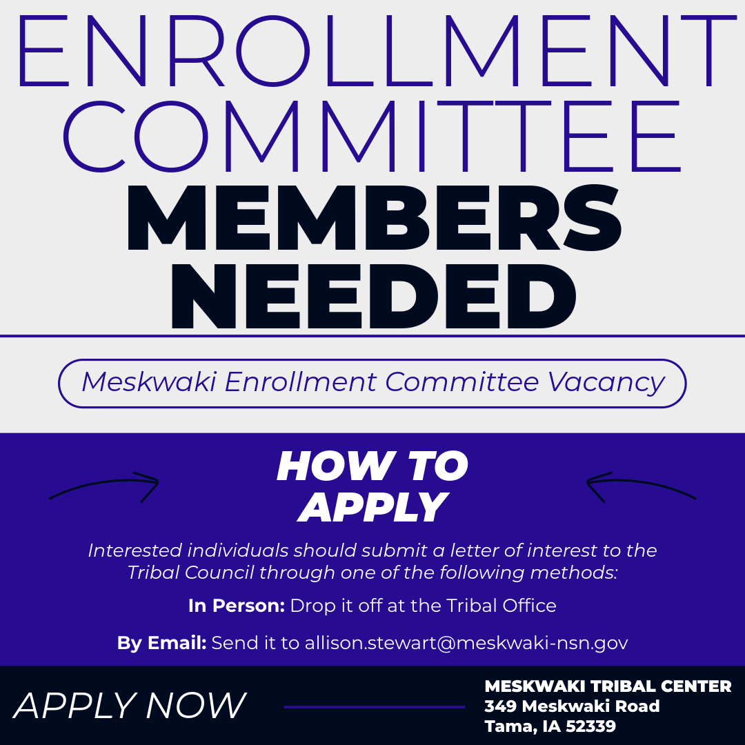 Enrollment Committee Members Needed